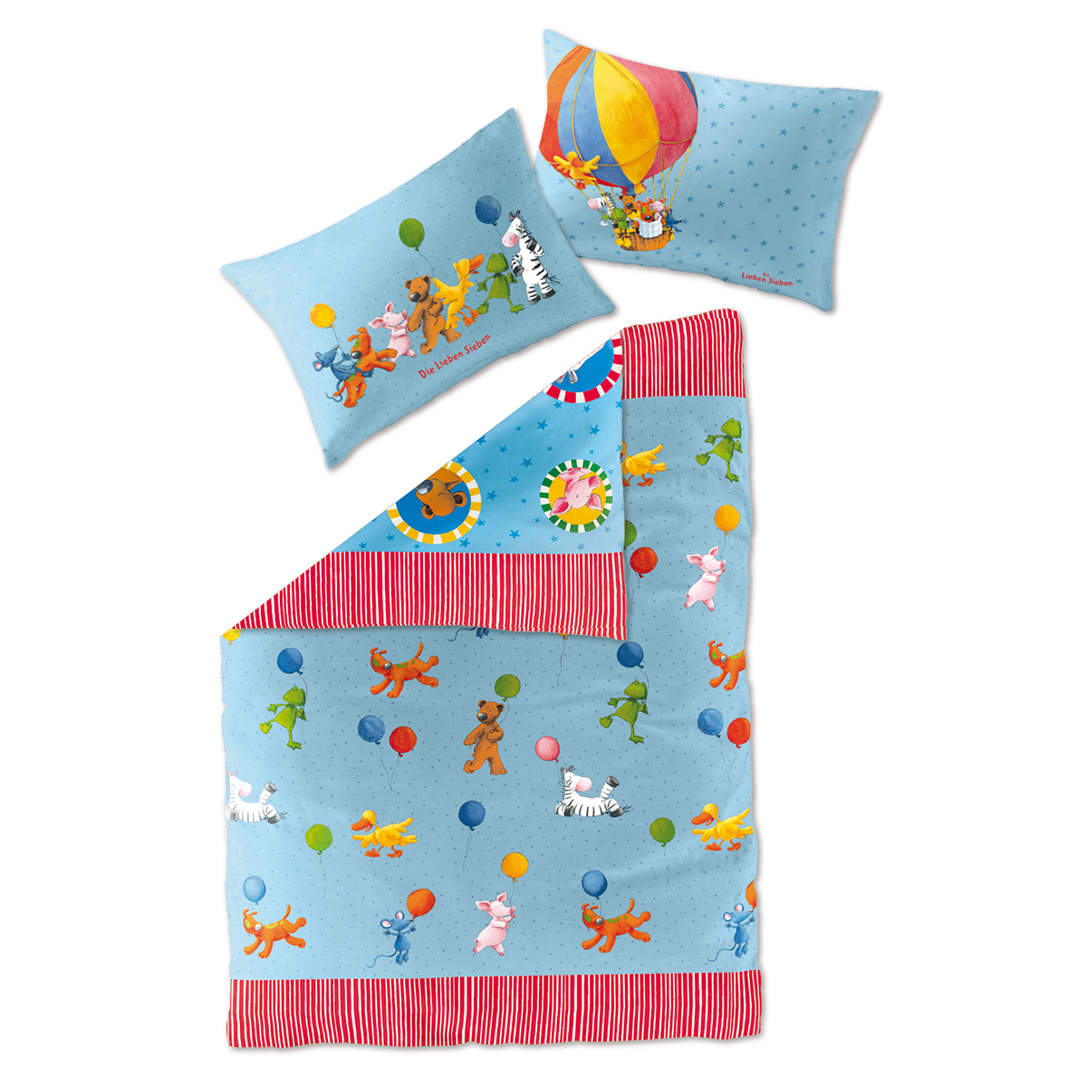 Kinderbettwäsche "Ballon", 2-teilig
