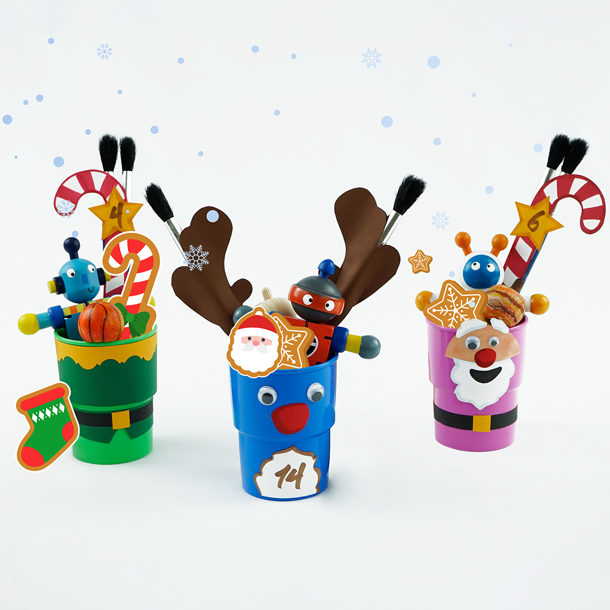 Bastelset "Adventskalender", 203-teilig