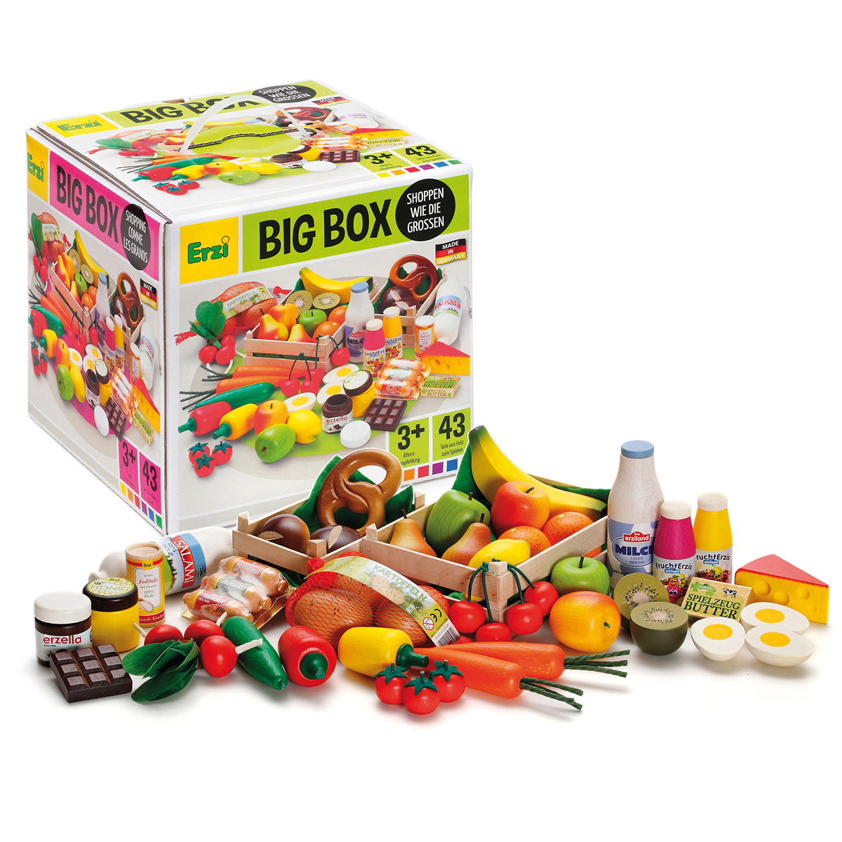 Kaufladen Zubehör - Big Box, 43-teilig