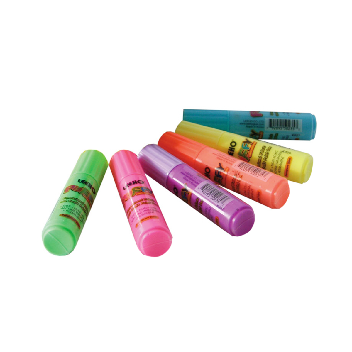 Puffy-Plusterfarbstifte Set, 6-teilig