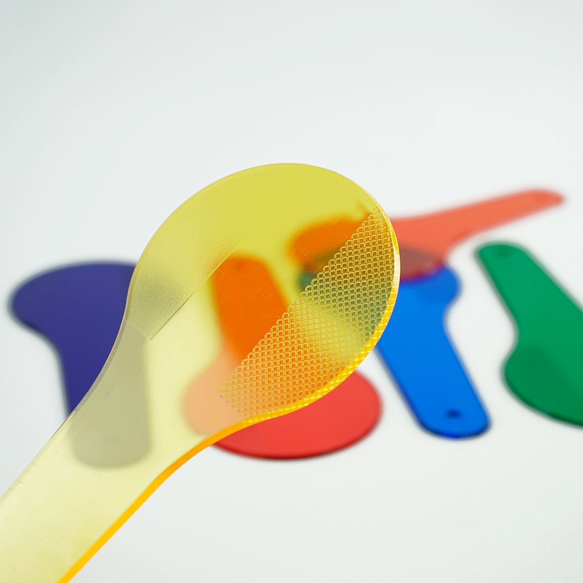 Transparente Color-Paddles, 18-teilig