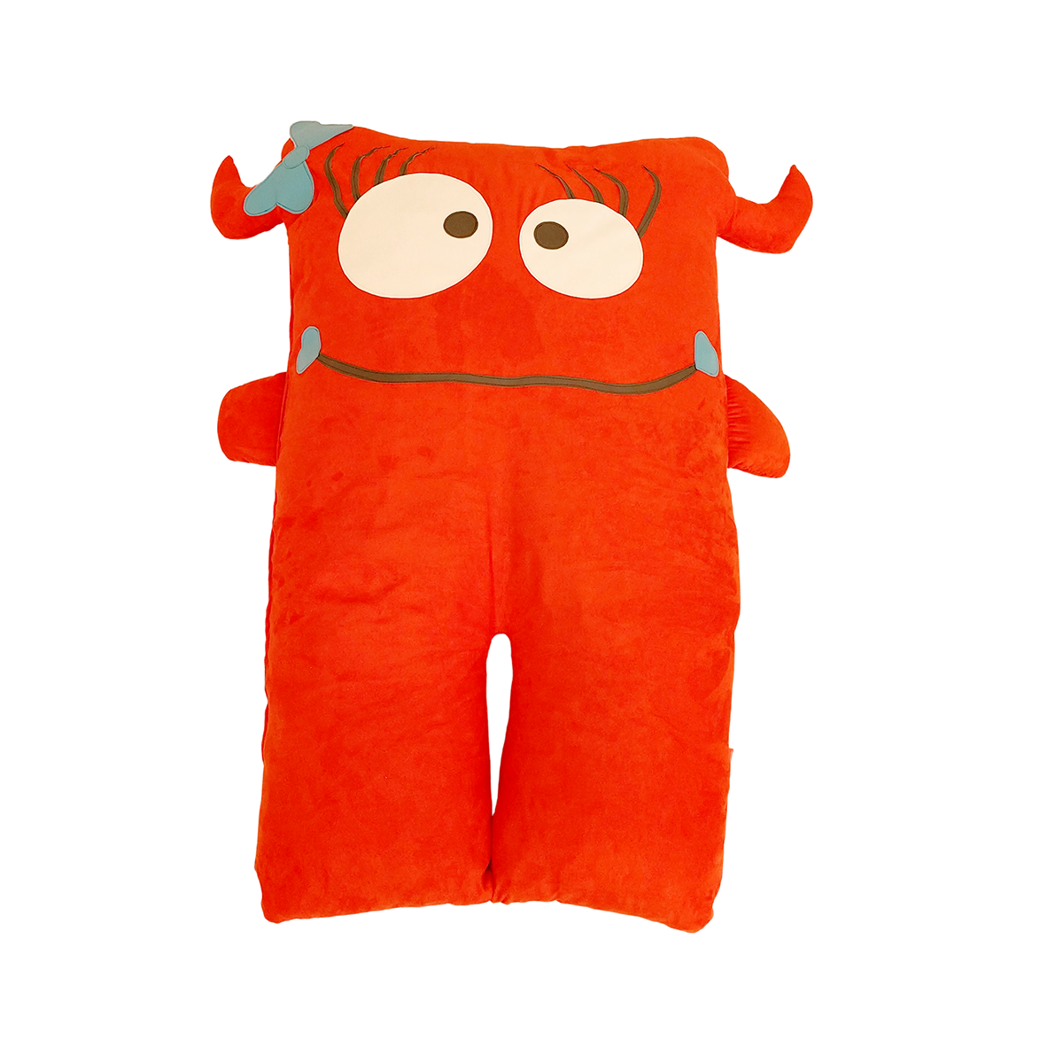 Knuddeliges Monsterkissen "Flocke"