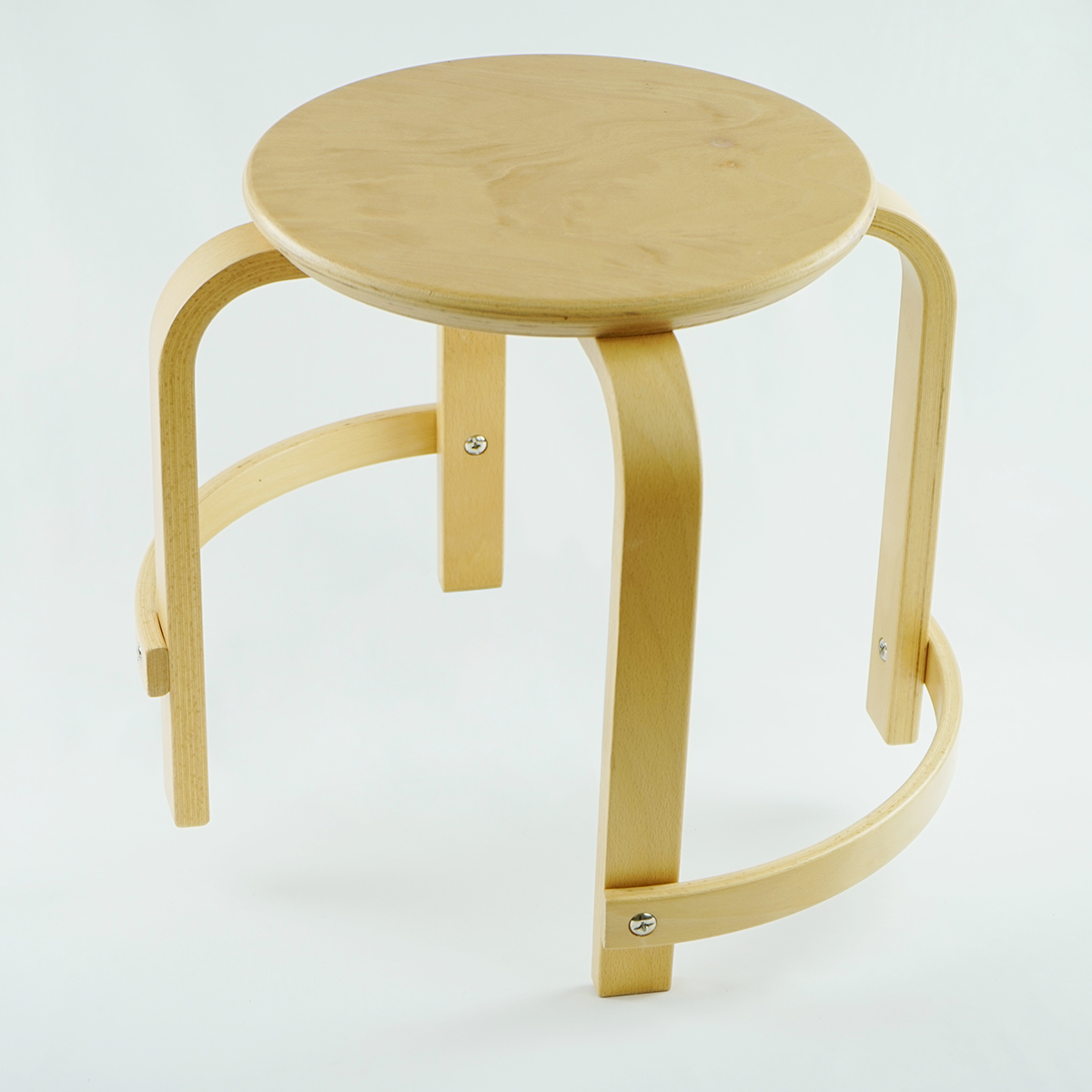 Hocker mit 2 Fußstützen, Sitzhöhe 42 cm