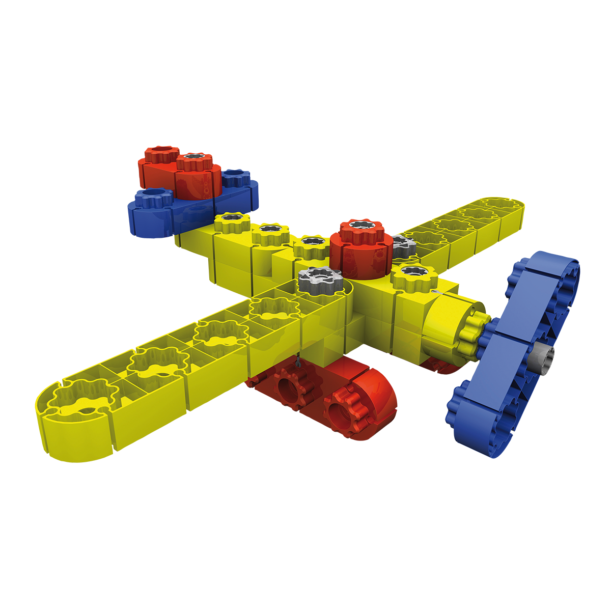 kiditec® Baukasten, 122 Teile