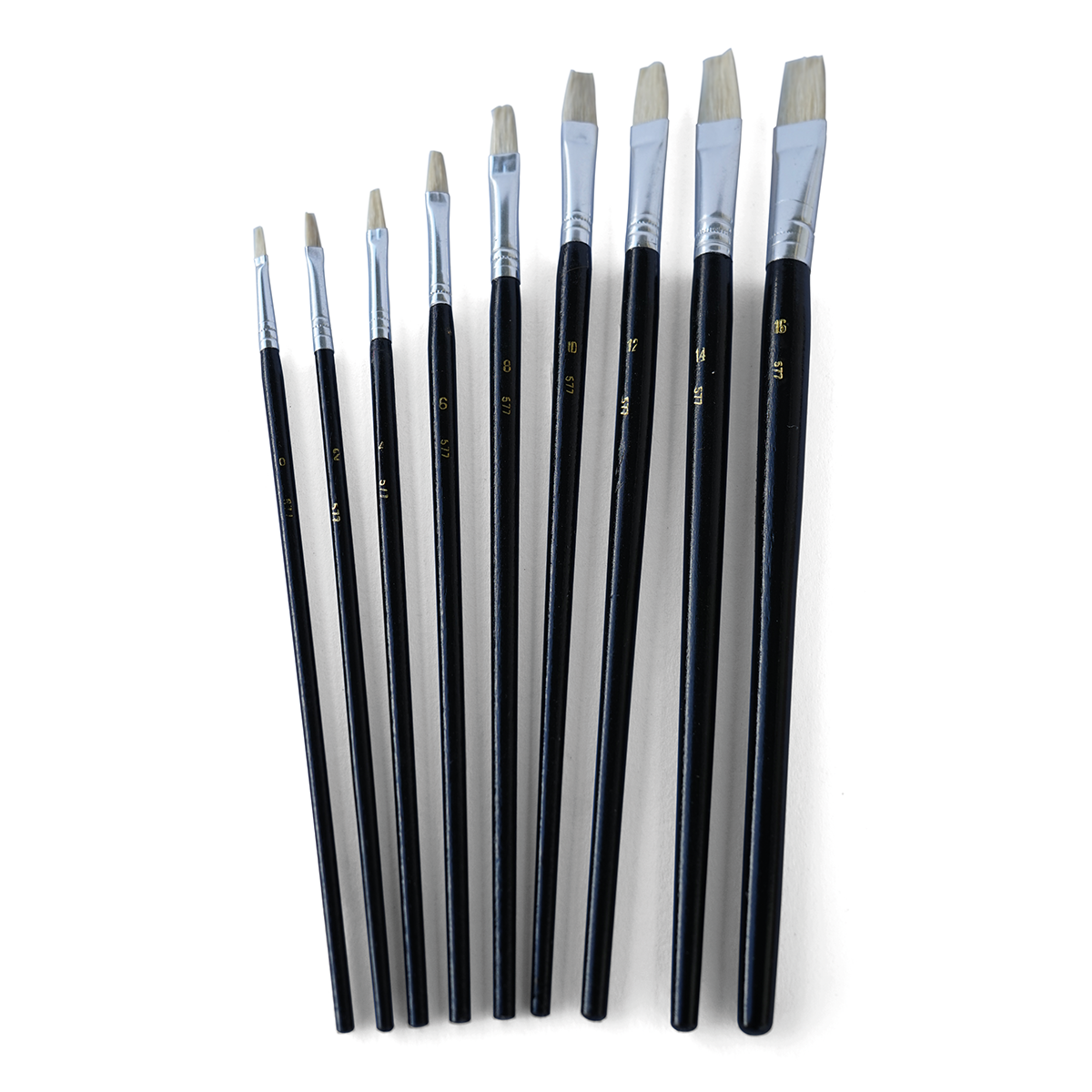 Flachpinselset, 9-teilig