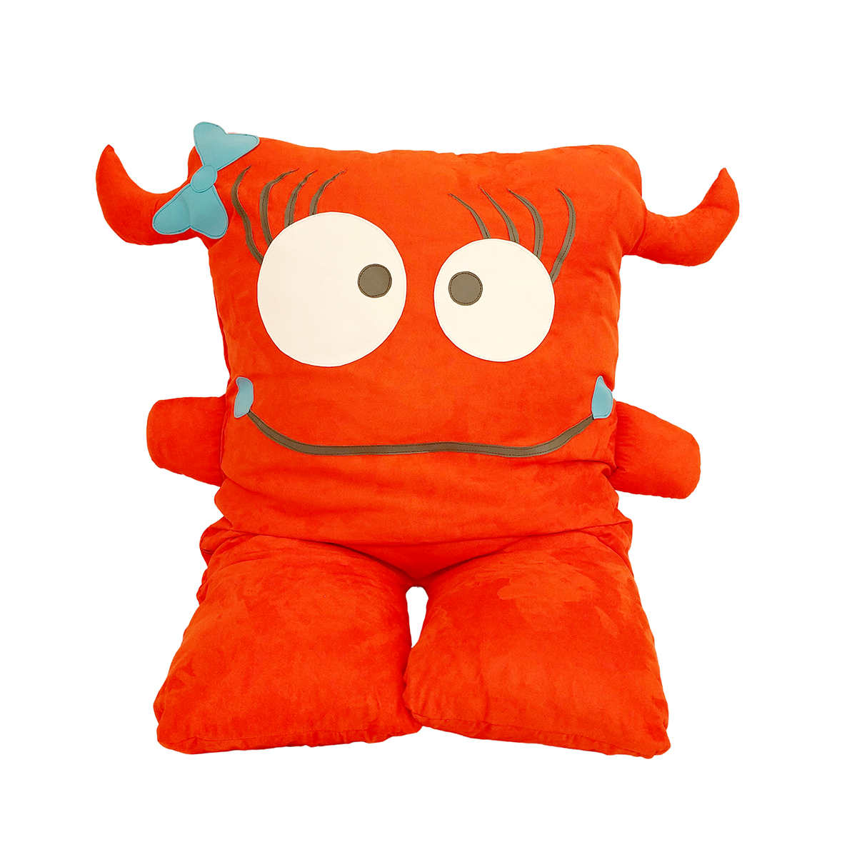 Knuddeliges Monsterkissen "Flocke"
