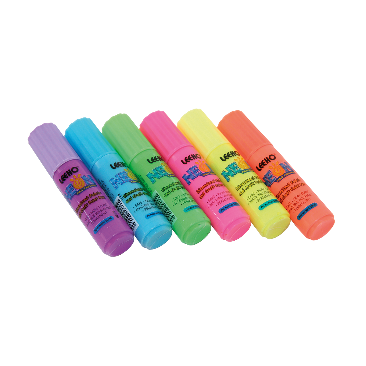 Neon-Farbstifte Set, 6-teilig