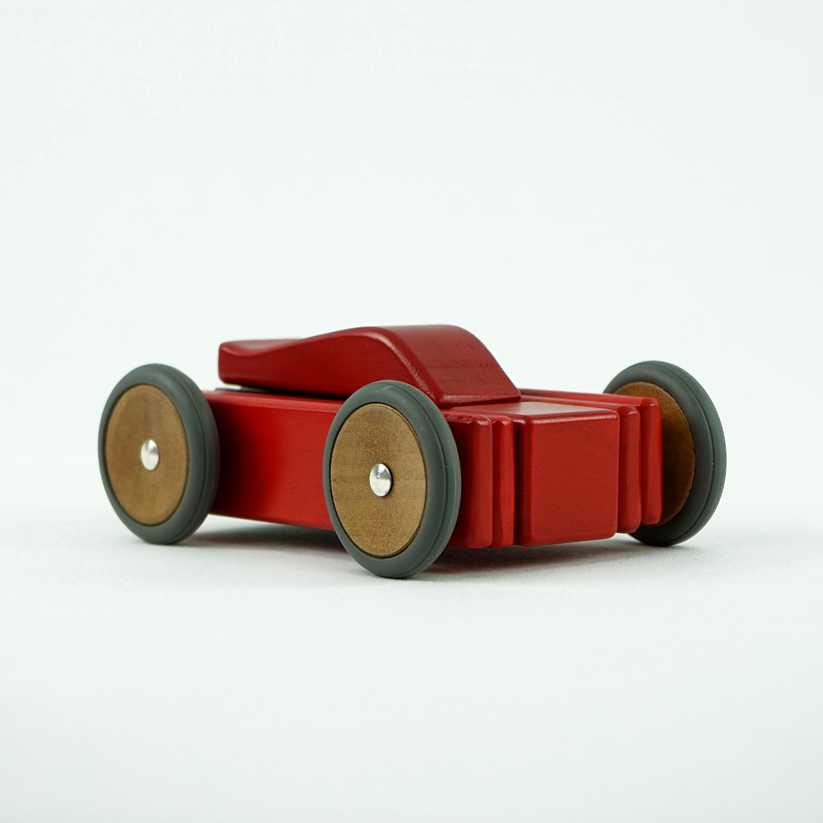 tegu-Magnetisches Auto-Set "Compact Car Dart" rot