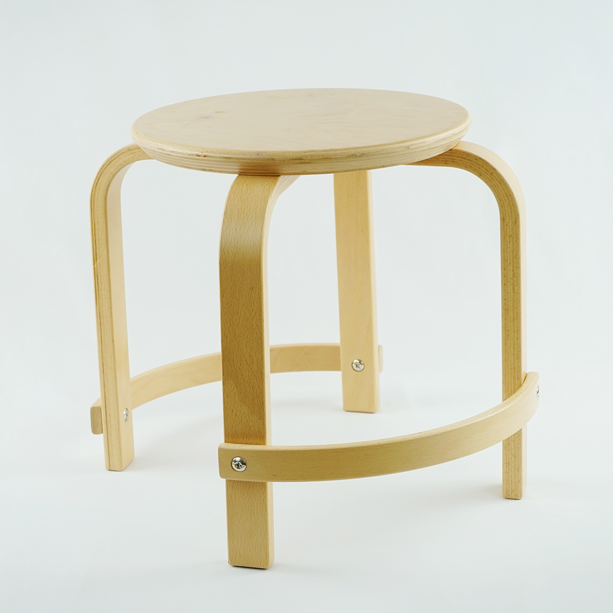 Hocker mit 2 Fußstützen, Sitzhöhe 42 cm
